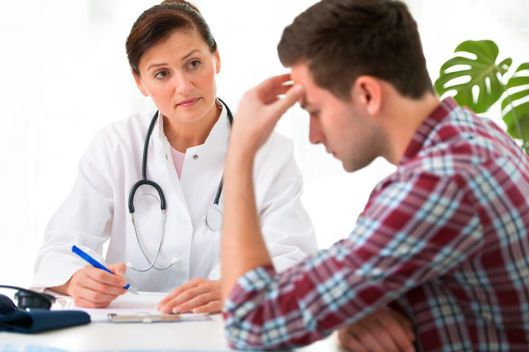 Visit to a doctor for the treatment of alcoholism