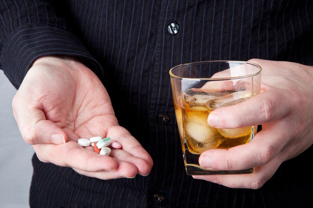 compatibility of whiskey and antibiotics